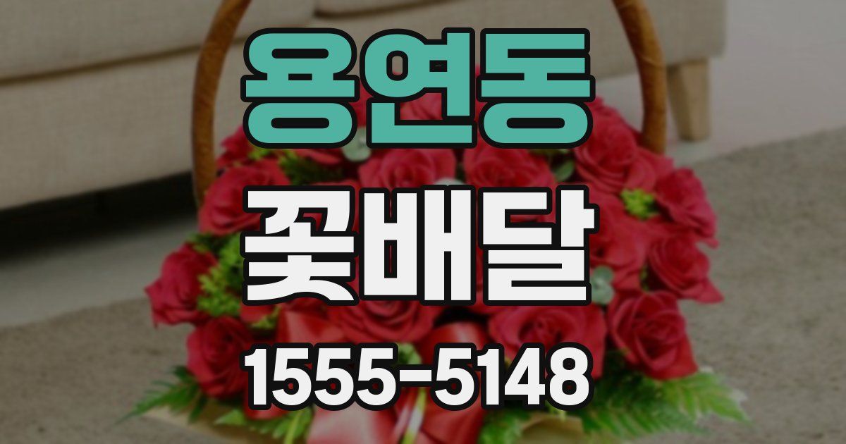 용연동 꽃배달