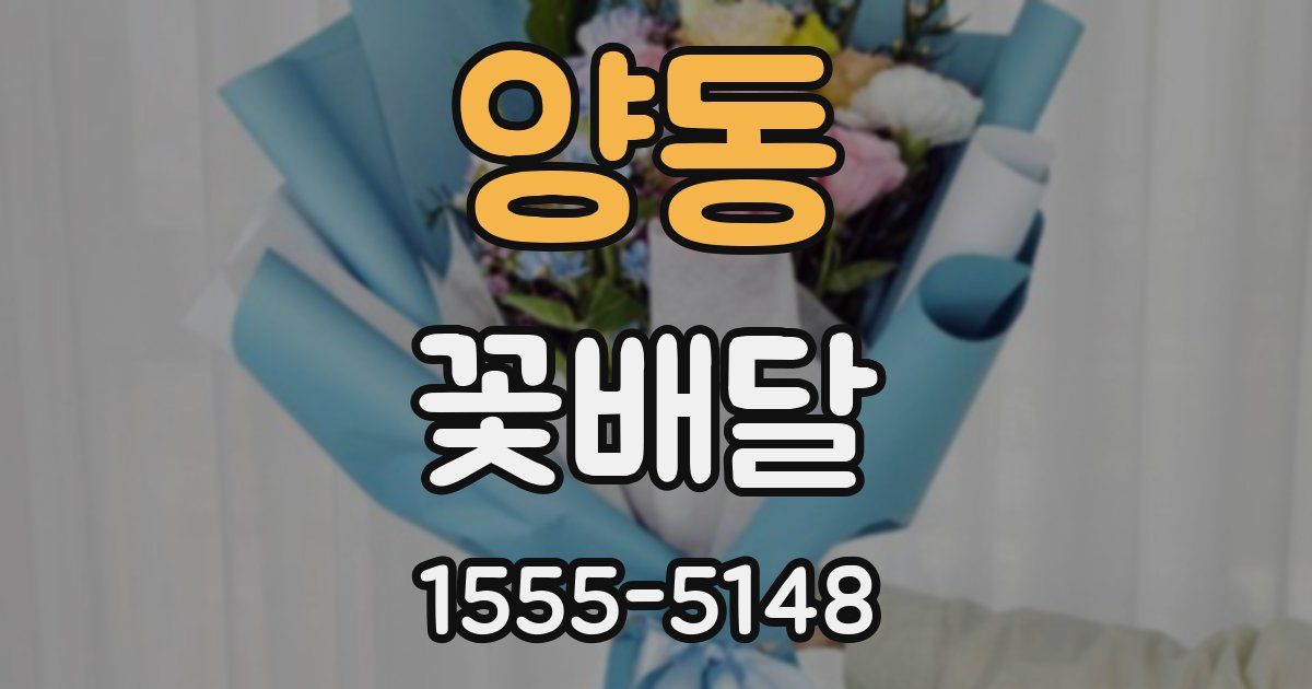 양동 꽃배달