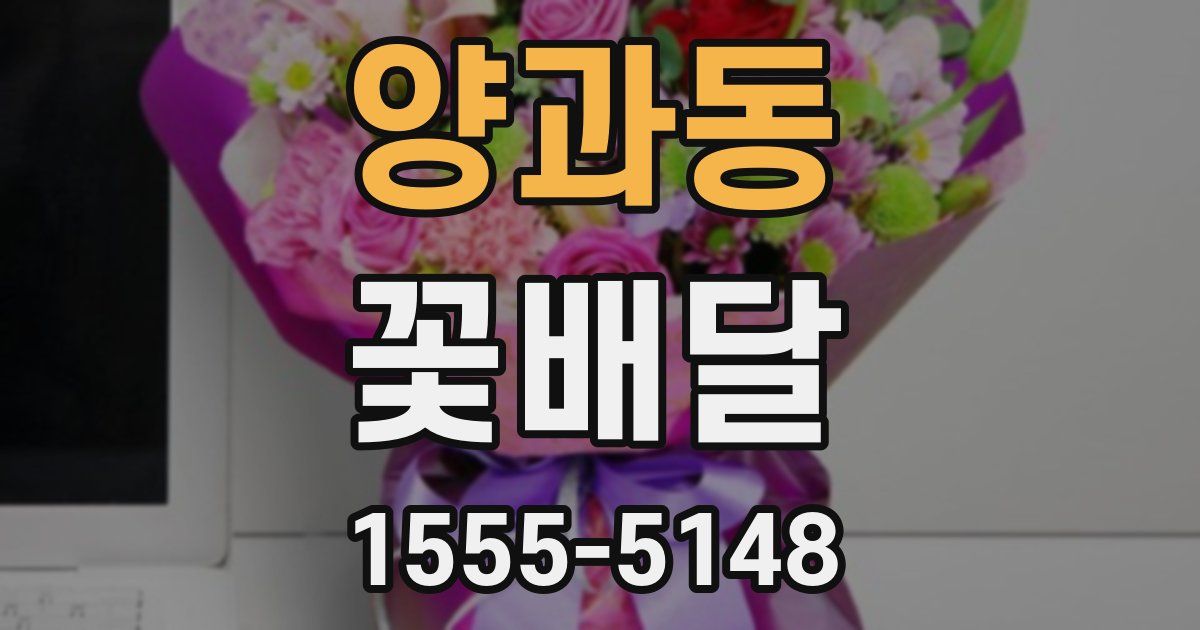 양과동 꽃배달