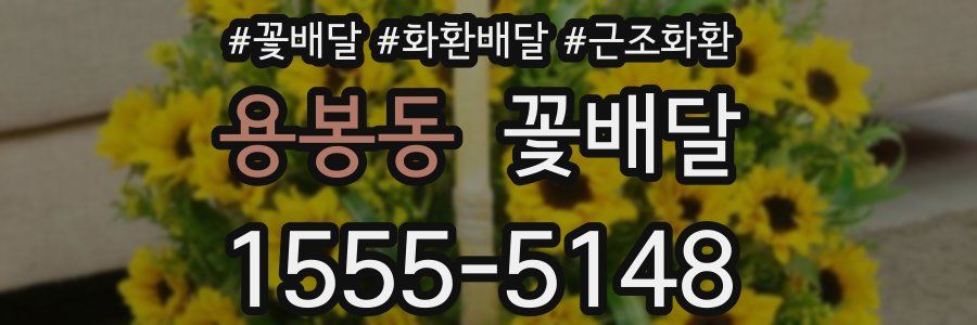용봉동 꽃배달