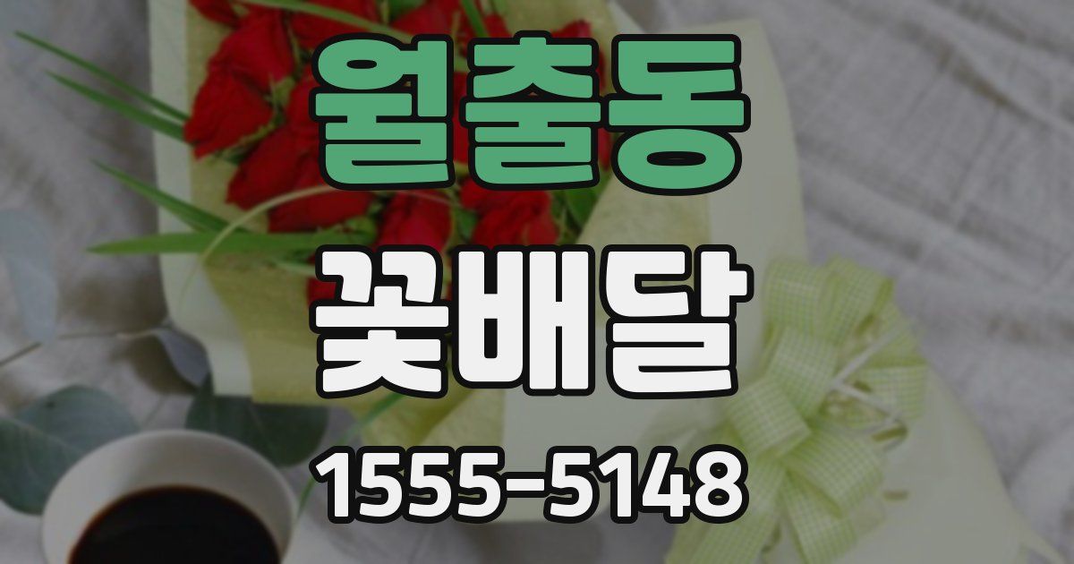 월출동 꽃배달