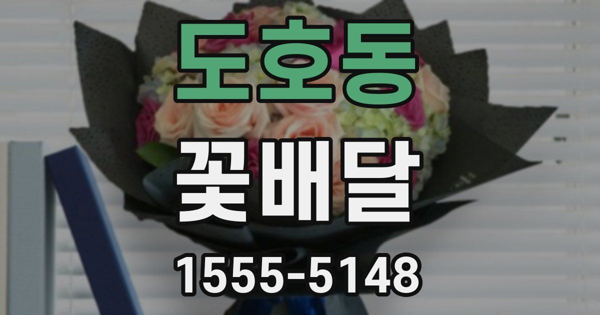 도호동 꽃배달