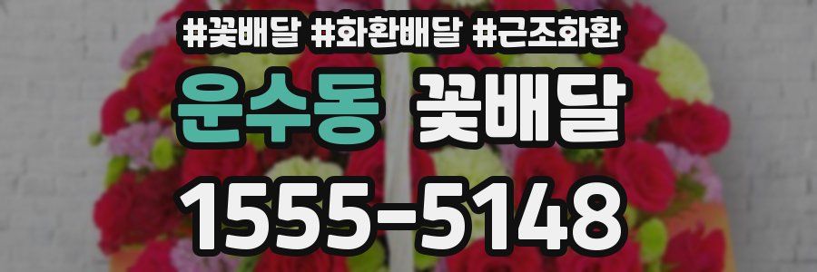 운수동 꽃배달