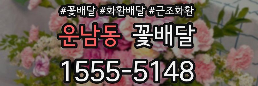 운남동 꽃배달