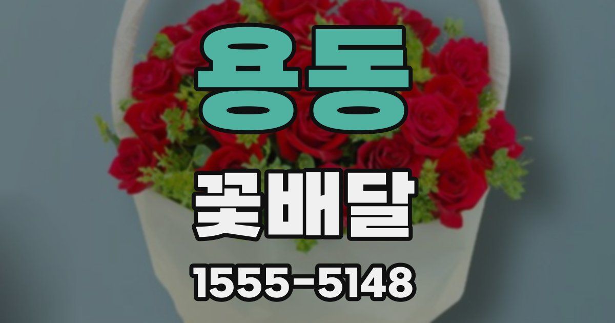용동 꽃배달