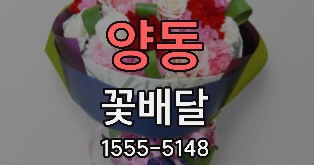 양동 꽃배달