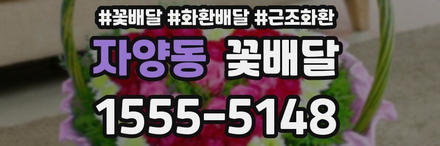 자양동 꽃배달