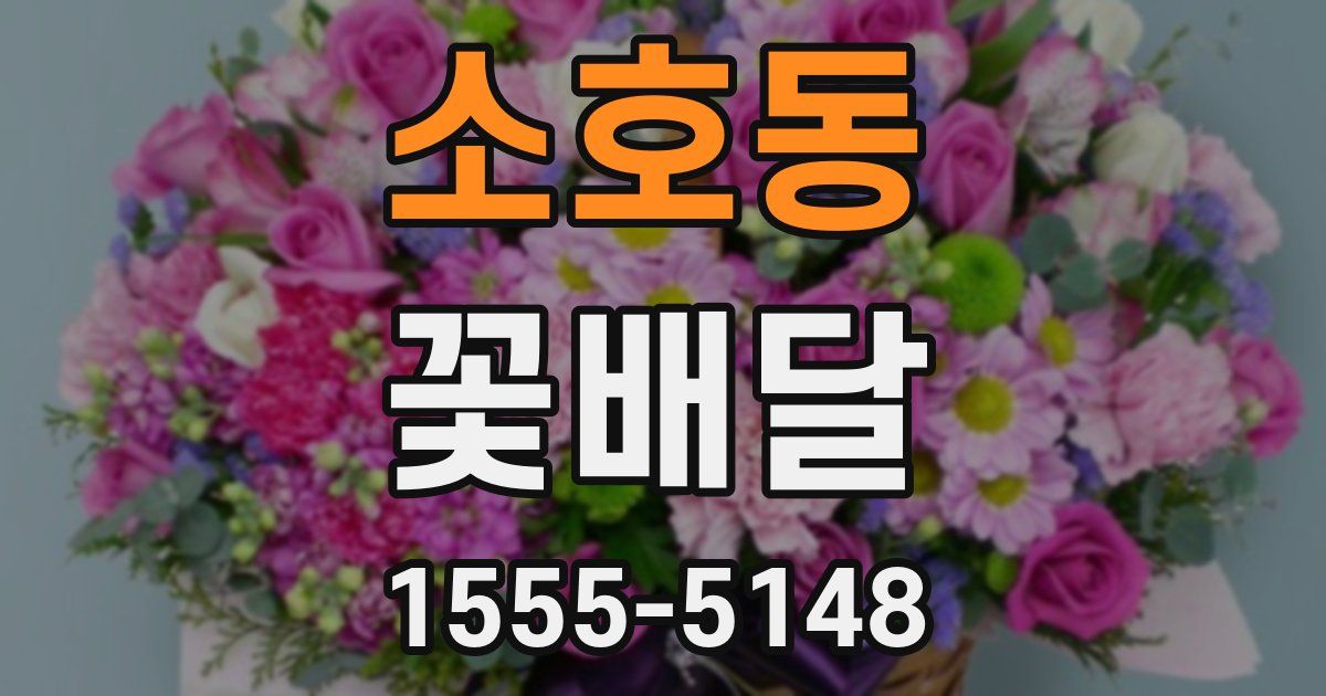 소호동 꽃배달