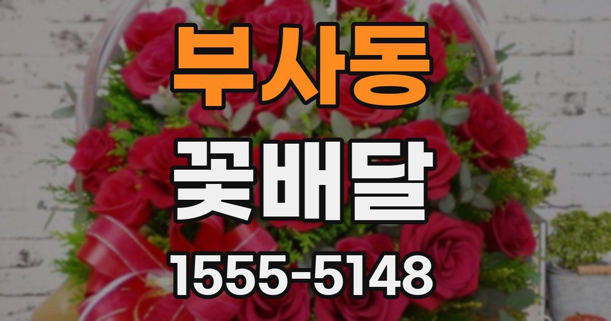 부사동 꽃배달