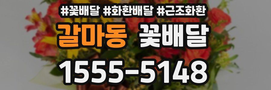 갈마동 꽃배달