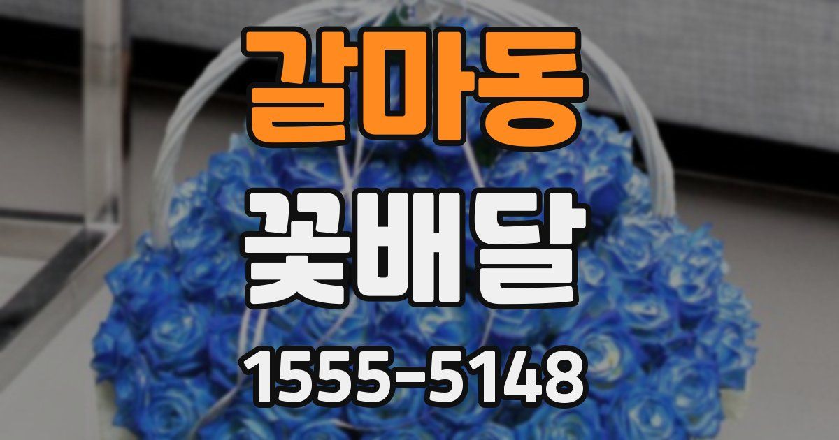 갈마동 꽃배달