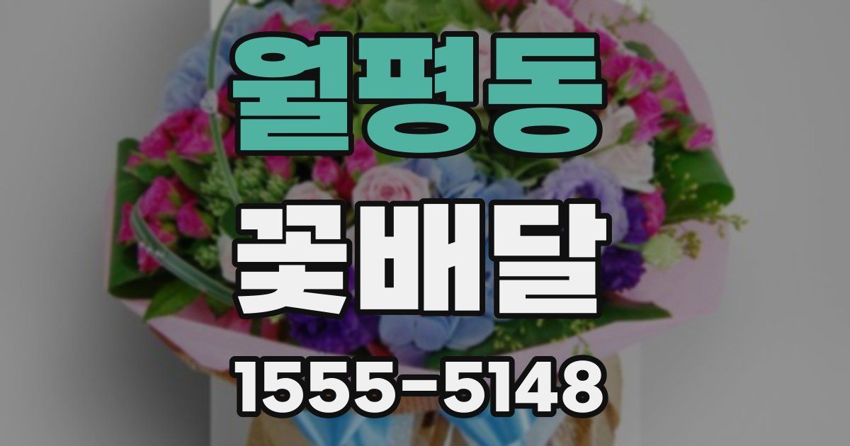 월평동 꽃배달