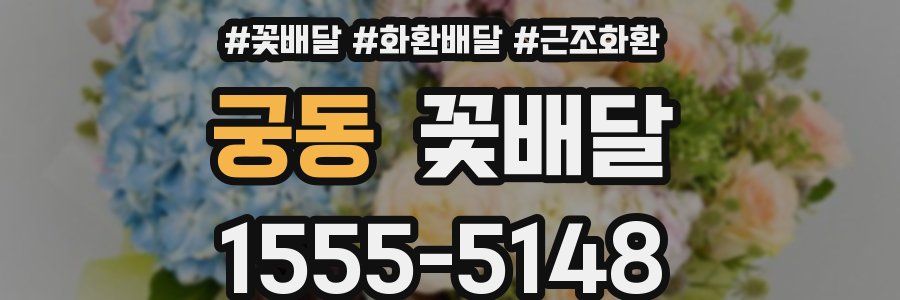 궁동 꽃배달