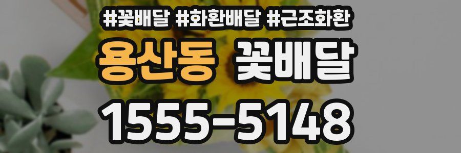 용산동 꽃배달