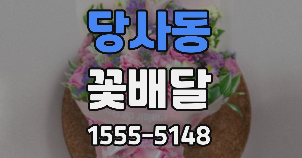 당사동 꽃배달