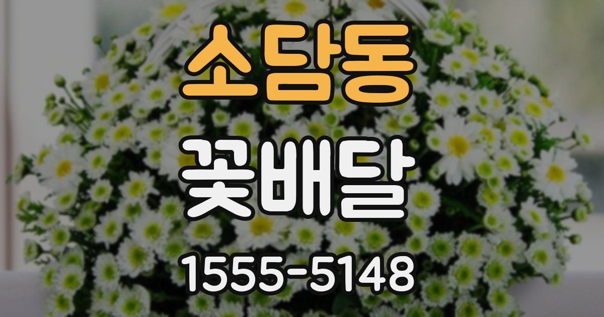 소담동 꽃배달