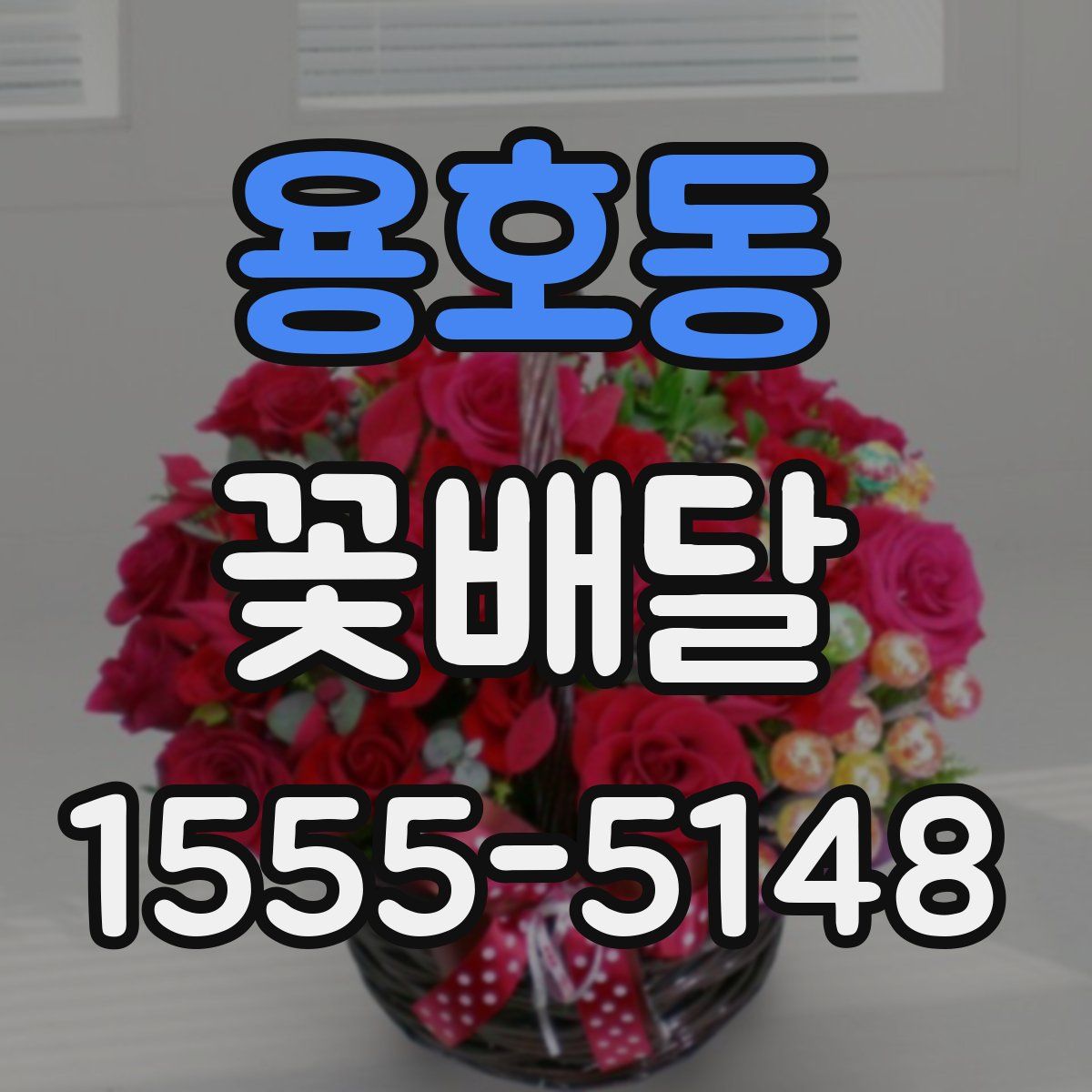 용호동 꽃배달