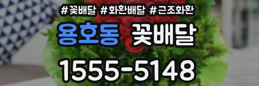 용호동 꽃배달