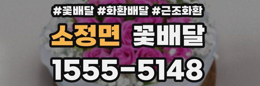 소정면 꽃배달