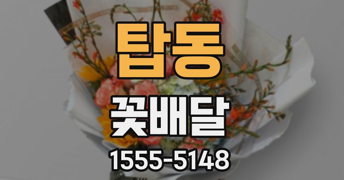 탑동 꽃배달