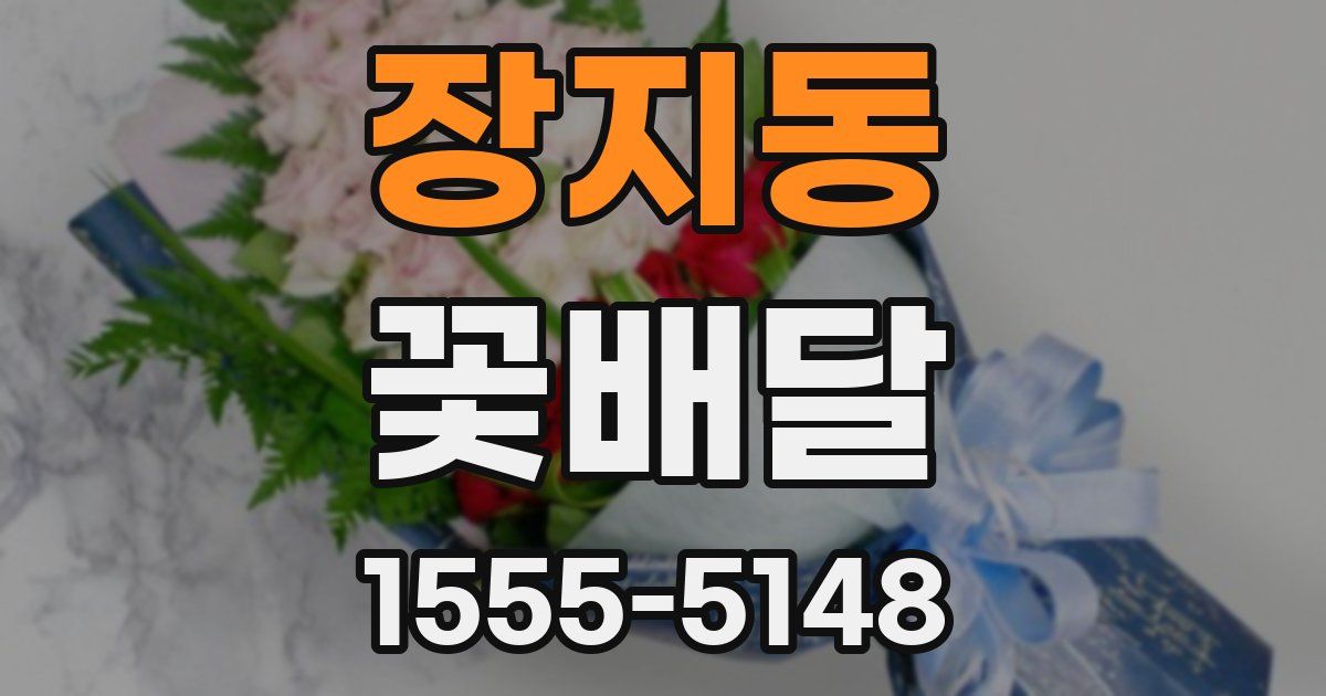 장지동 꽃배달