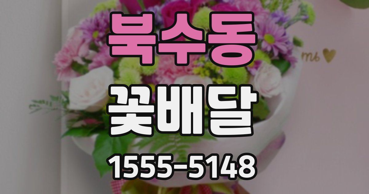 북수동 꽃배달