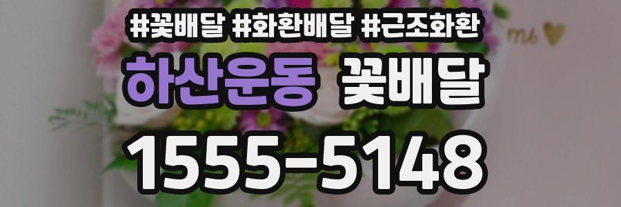하산운동 꽃배달