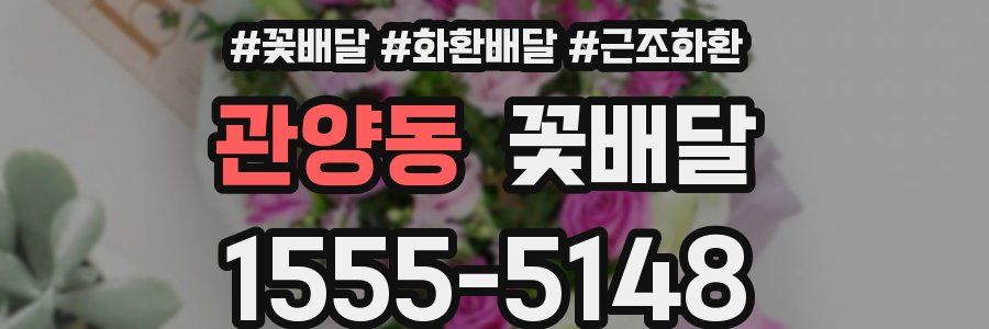 관양동 꽃배달