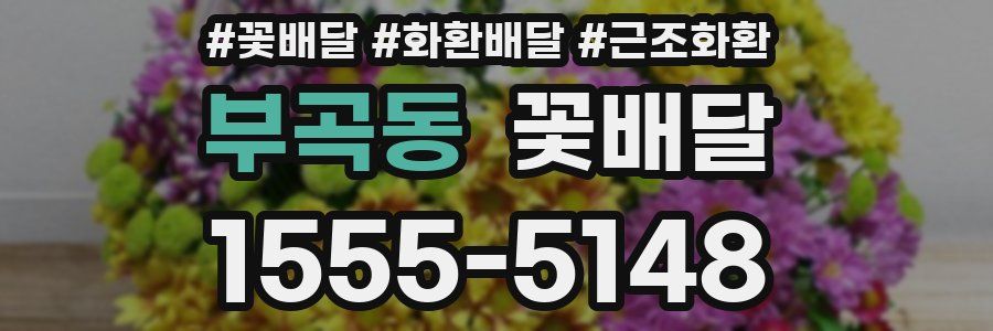 부곡동 꽃배달