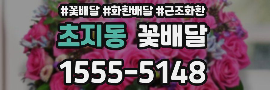 초지동 꽃배달