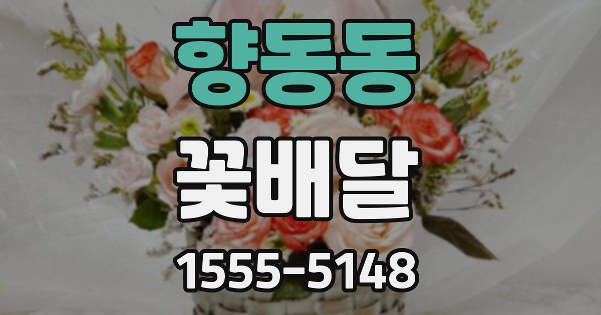 향동동 꽃배달
