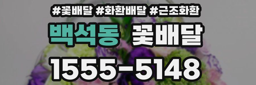 백석동 꽃배달
