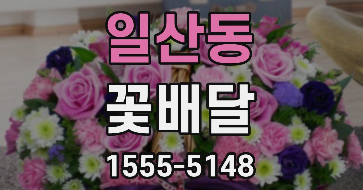 일산동 꽃배달