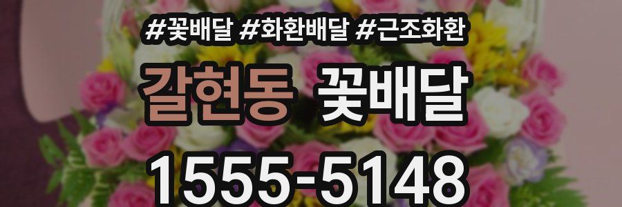 갈현동 꽃배달
