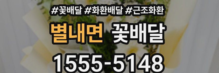 별내면 꽃배달