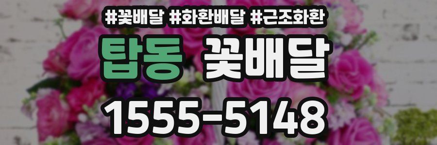탑동 꽃배달