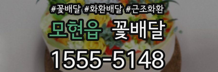 모현읍 꽃배달