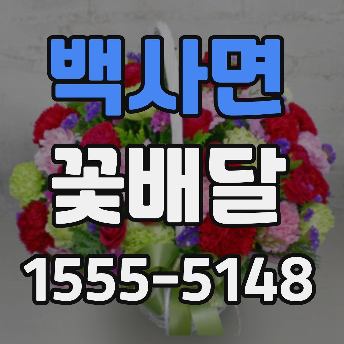 백사면 꽃배달