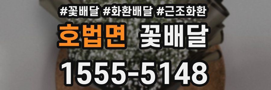 호법면 꽃배달