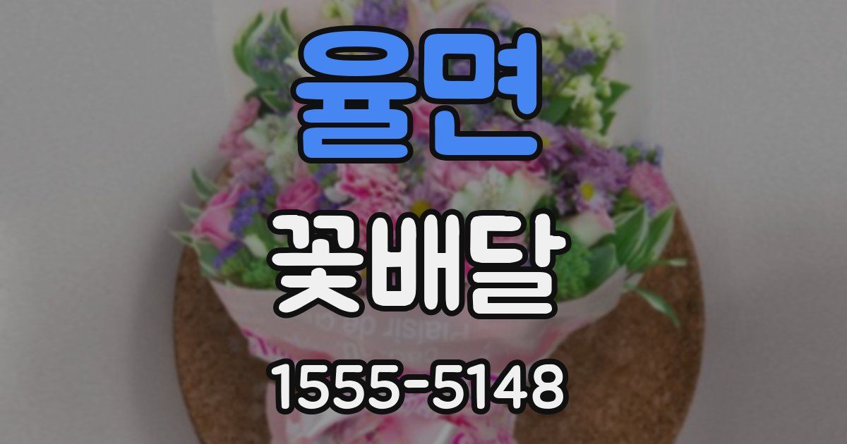 율면 꽃배달