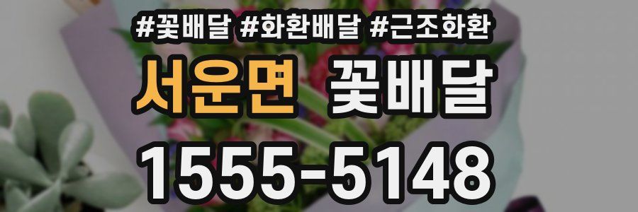 서운면 꽃배달