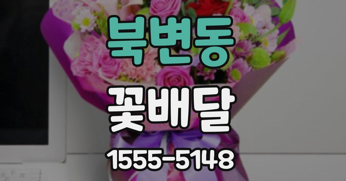 북변동 꽃배달