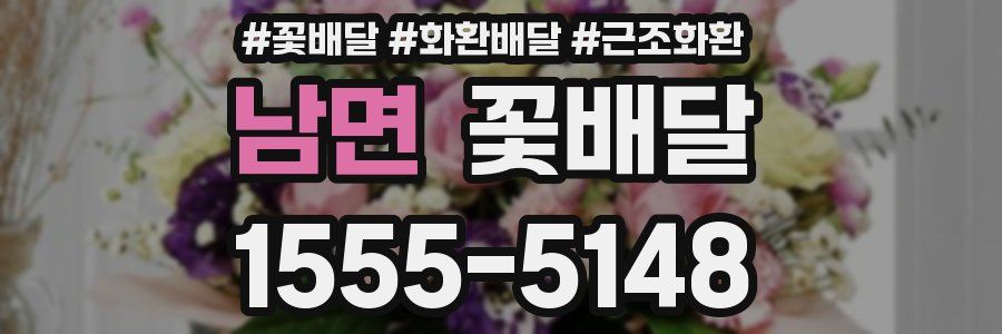 남면 꽃배달