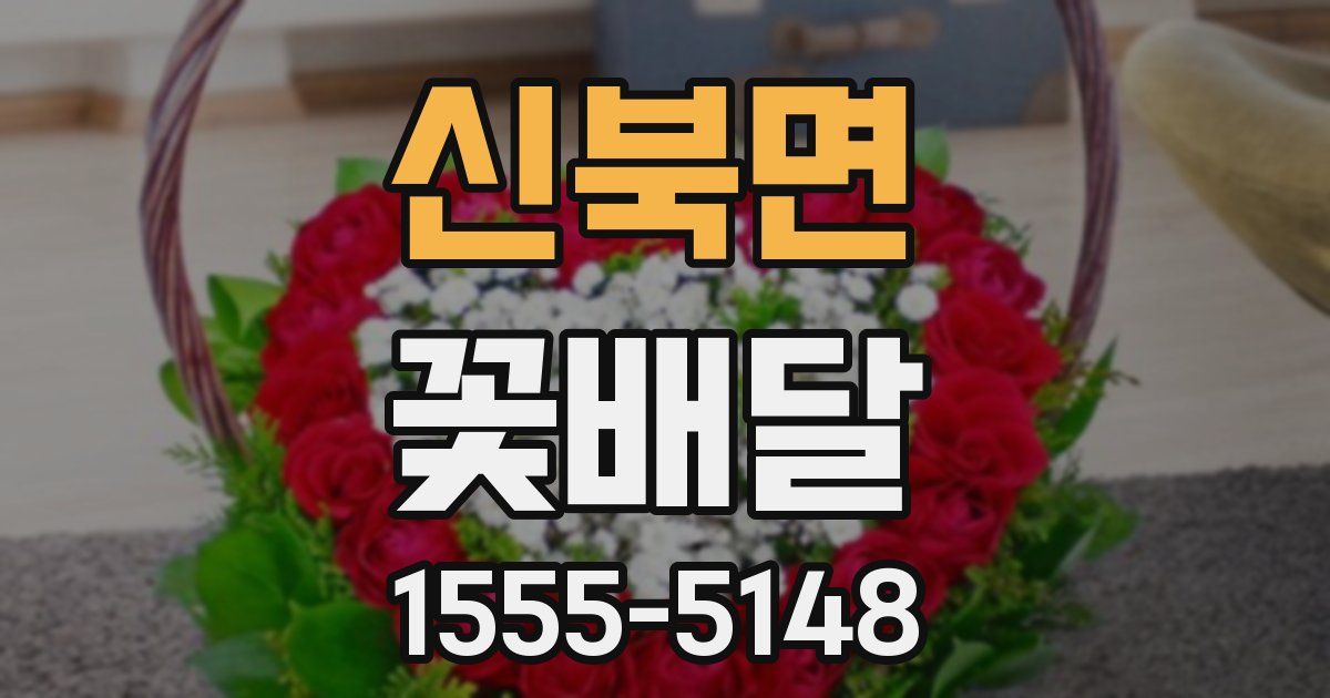 신북면 꽃배달