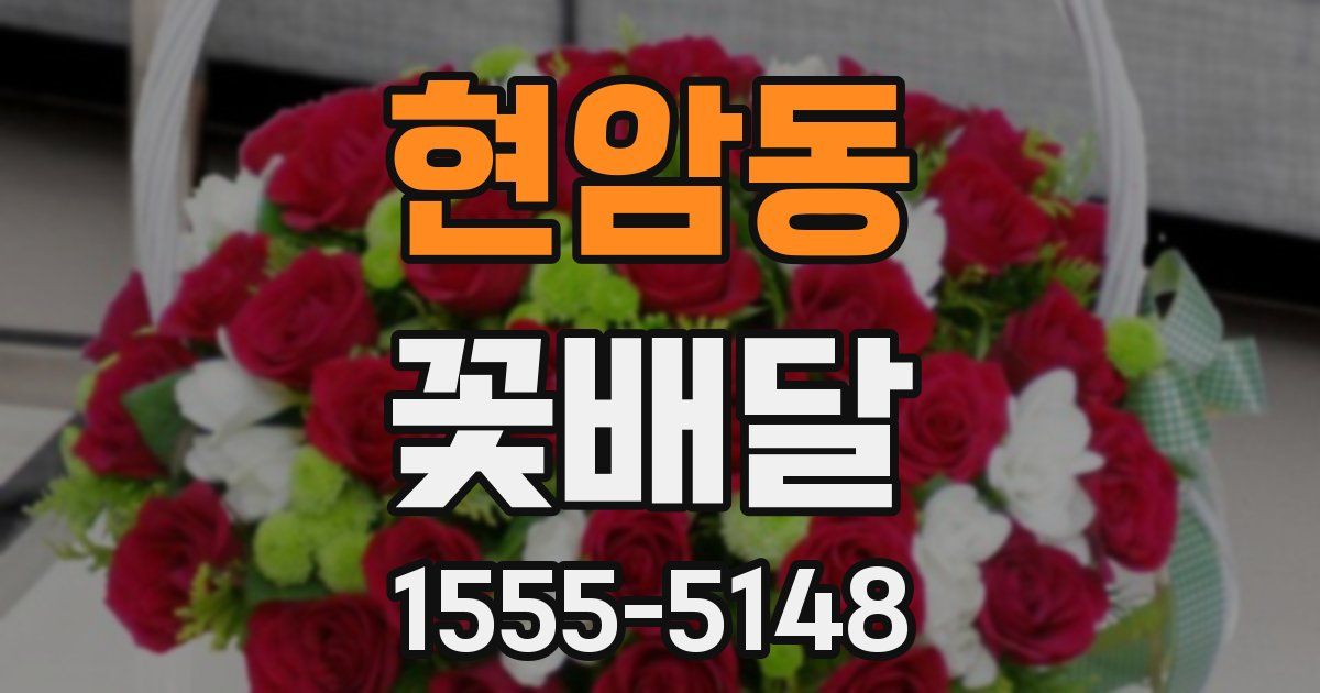 현암동 꽃배달