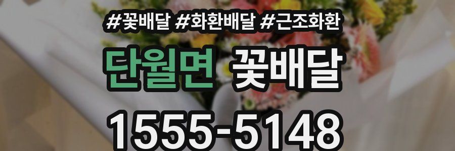 단월면 꽃배달