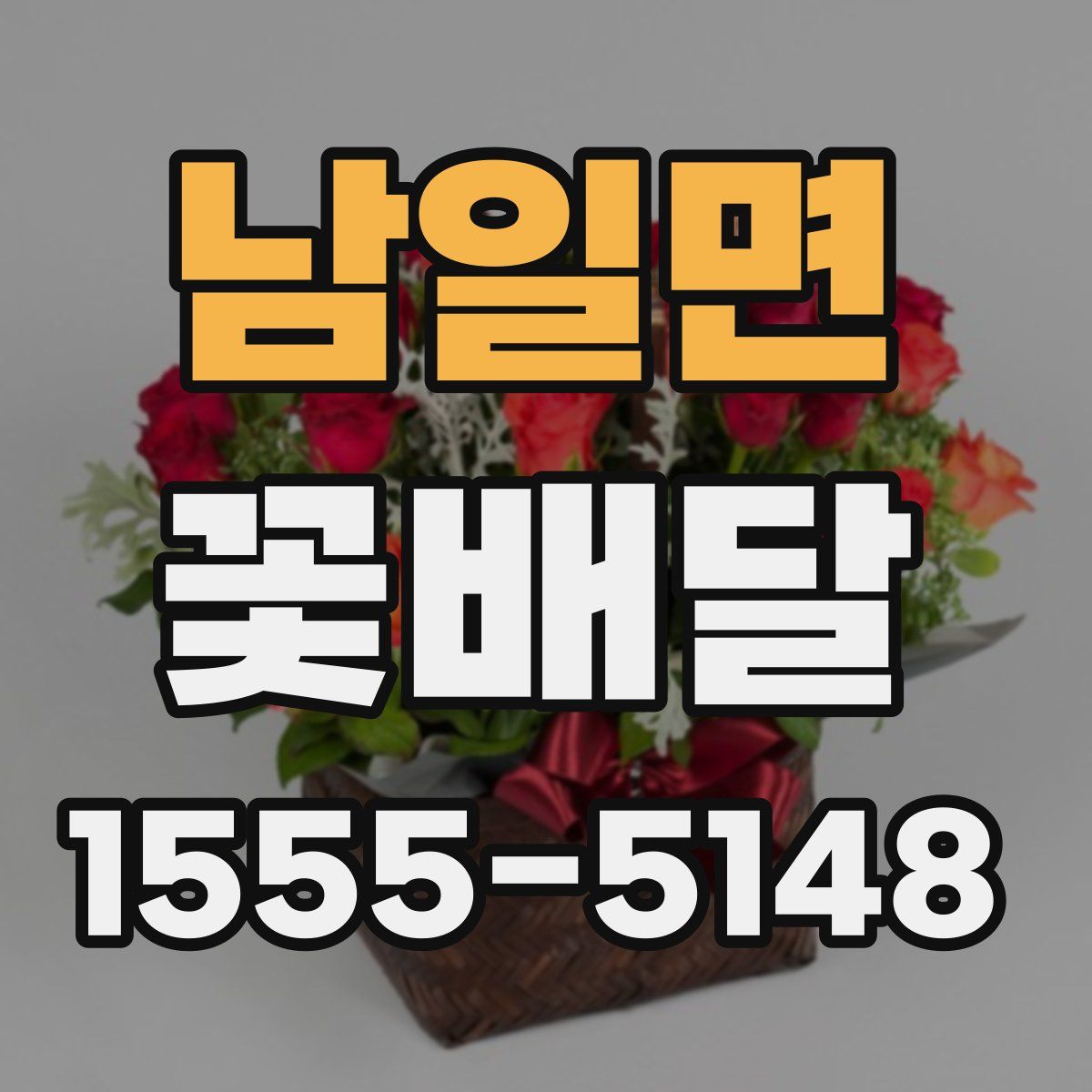 남일면 꽃배달
