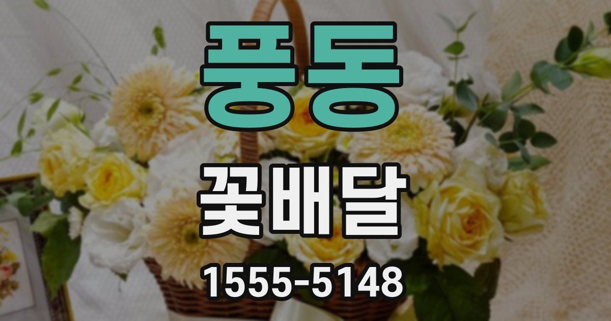 풍동 꽃배달