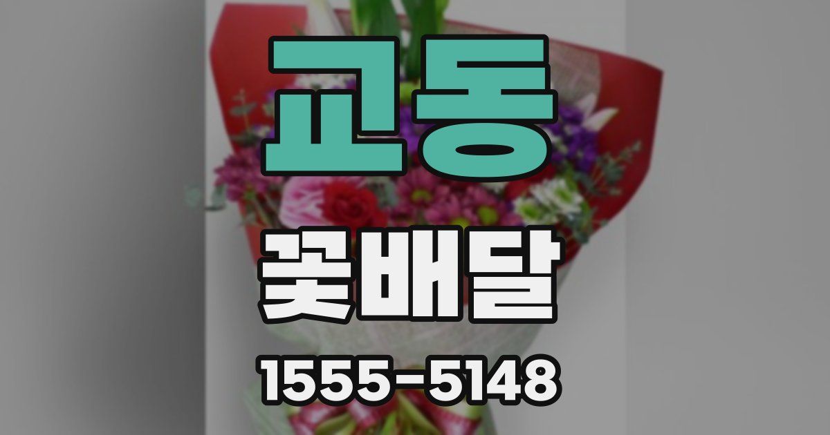 교동 꽃배달