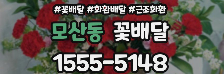 모산동 꽃배달